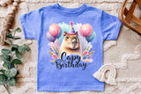 Capybara Birthday | PNG Print File