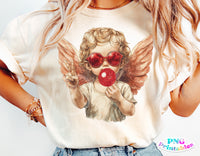 Cupid Blowing Bubble | Valentines PNG Sublimation File