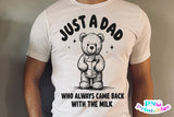 Just A Dad | Funny PNG Print File