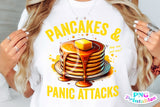 Pancakes and Panic Attacks | Funny PNG Print File