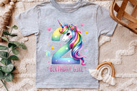 Second Birthday Unicorn | PNG Print File