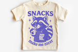 Snacks Make Me Nicer | Toddler SVG Cut File