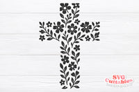 Floral Cross | Christian SVG Cut File