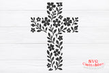Floral Cross | Christian SVG Cut File