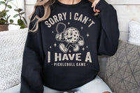 Sorry I Can't | Pickleball SVG Cut File