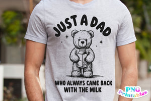 Just A Dad | Funny PNG Print File