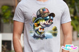 American Bass Fish | Fishing PNG Print File
