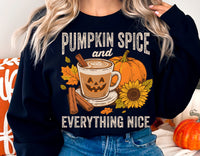 Pumpkin Spice And Everything Nice | Fall Sublimation PNG