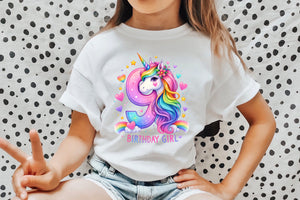 Birthday Girl Ninth Birthday | PNG Print File