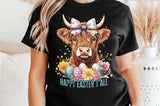 Highland Cow | Easter PNG FIle