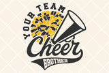 Cheerleader Brother Template | SVG Cut File