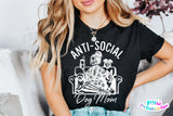 Anti-social Dog Mom | PNG Sublimation File