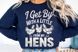 Little Help From My Hens Out | Chicken SVG Cut File