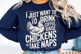 Raise Chickens Take Naps | Chicken SVG Cut File