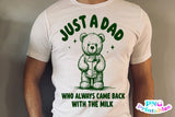 Just A Dad | Funny PNG Print File