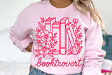 Booktrovert | Book SVG Cut File