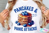 Pancakes and Panic Attacks | Funny PNG Print File