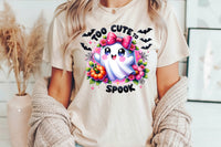 Too Cute to Spook | Halloween Sublimation PNG