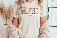 Walk By Faith | Christian SVG Cut File