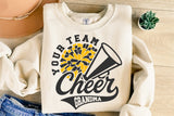 Cheerleader Grandma Template | SVG Cut File
