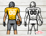 Football Template 0080 | SVG Cut File