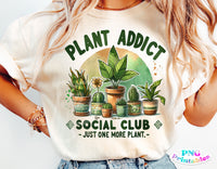 Plant Addict Social Club | Funny PNG Print File