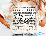 Cheer Word Art | Cut File