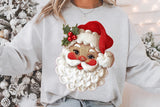 Faux Yarn Santa | Christmas Sublimation PNG