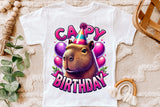 Capybara Birthday | PNG Print File