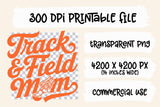 Track and Field Mom | PNG File