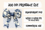 Chinoiserie Bow | PNG Sublimation File