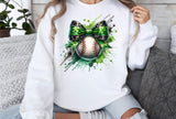 Baseball With Bow | PNG Sublimation File