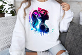 Neon Cheerleader | PNG Sublimation File