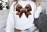 Football Coquette Bow | PNG Sublimation File