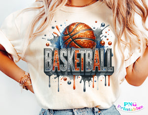 Basketball Sequins | PNG Print File