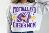 Football and Cheer Mom | SVG Cut File