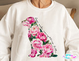 Floral Dogs Make Everything Better | PNG Sublimation File