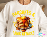 Pancakes and Panic Attacks | Funny PNG Print File