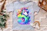 Fifth Birthday Unicorn | PNG Print File