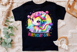 Birthday Girl Dragon | PNG Print File