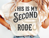 This Is My Second Rodeo | Funny SVG Cut File