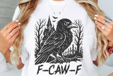 F-caw-f | Funny SVG Cut File