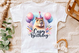 Capybara Birthday | PNG Print File