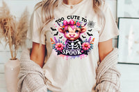 Too Cute to Spook | Halloween Sublimation PNG