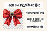 Christmas Bow | Sublimation PNG