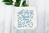 Cheerleader Mom Doodle | SVG Cut File