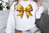 Sequin Softball Bow | PNG File