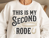 This Is My Second Rodeo | Funny SVG Cut File