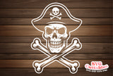 Skull and Cross Bones | SVG Cut File