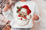 Faux Yarn Santa | Christmas Sublimation PNG